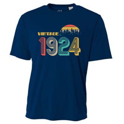 Vintage 1924 Sun Wilderness 100th Birthday Cooling Performance Crew T-Shirt