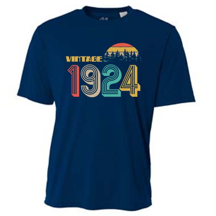 Vintage 1924 Sun Wilderness 100th Birthday Cooling Performance Crew T-Shirt