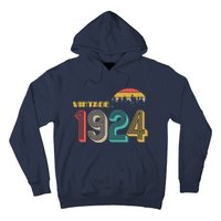 Vintage 1924 Sun Wilderness 100th Birthday Hoodie