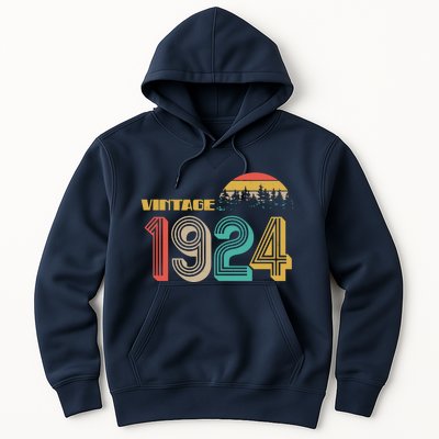 Vintage 1924 Sun Wilderness 100th Birthday Hoodie