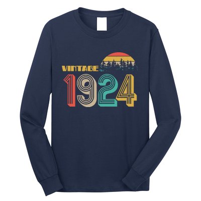 Vintage 1924 Sun Wilderness 100th Birthday Long Sleeve Shirt