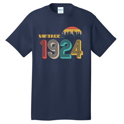 Vintage 1924 Sun Wilderness 100th Birthday Tall T-Shirt