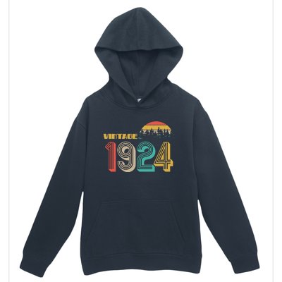 Vintage 1924 Sun Wilderness 100th Birthday Urban Pullover Hoodie