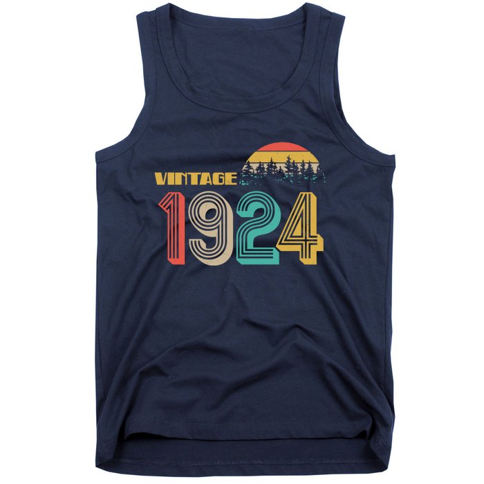 Vintage 1924 Sun Wilderness 100th Birthday Tank Top