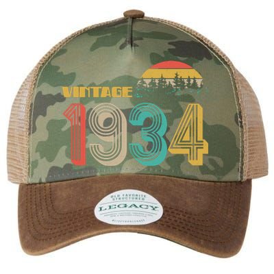 Vintage 1934 Sun Wilderness 90th Birthday Legacy Tie Dye Trucker Hat