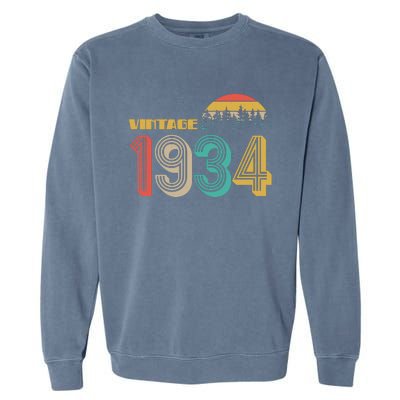 Vintage 1934 Sun Wilderness 90th Birthday Garment-Dyed Sweatshirt