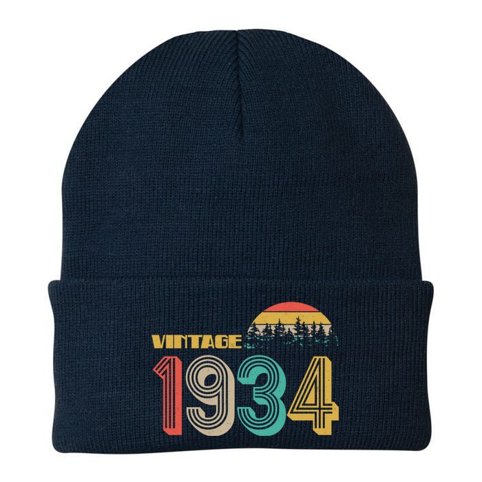 Vintage 1934 Sun Wilderness 90th Birthday Knit Cap Winter Beanie