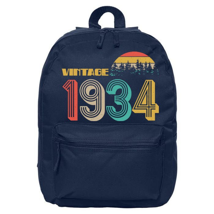 Vintage 1934 Sun Wilderness 90th Birthday 16 in Basic Backpack