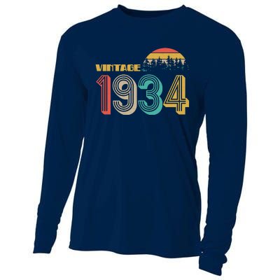 Vintage 1934 Sun Wilderness 90th Birthday Cooling Performance Long Sleeve Crew