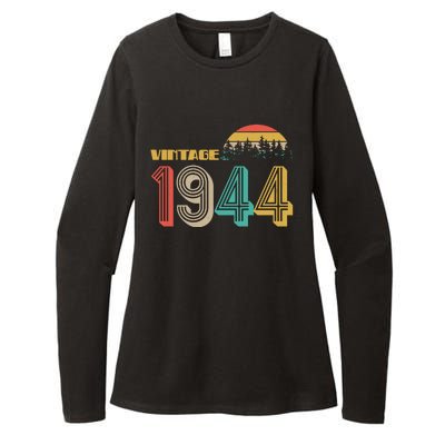 Vintage 1944 Sun Wilderness 80th Birthday Womens CVC Long Sleeve Shirt