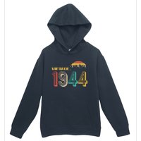 Vintage 1944 Sun Wilderness 80th Birthday Urban Pullover Hoodie