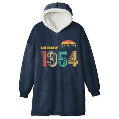 Vintage 1954 Sun Wilderness 70th Birthday Hooded Wearable Blanket