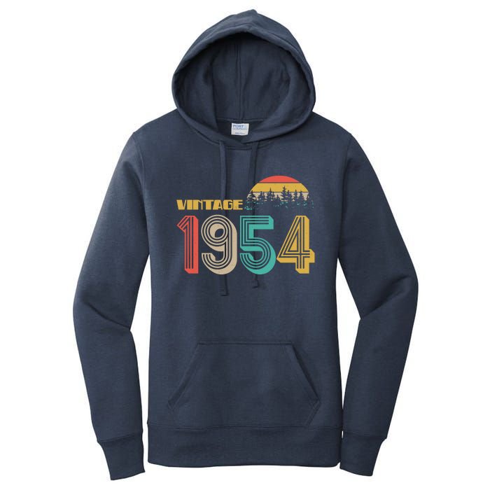 Vintage 1954 Sun Wilderness 70th Birthday Women's Pullover Hoodie