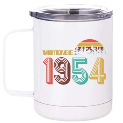 Vintage 1954 Sun Wilderness 70th Birthday 12 oz Stainless Steel Tumbler Cup