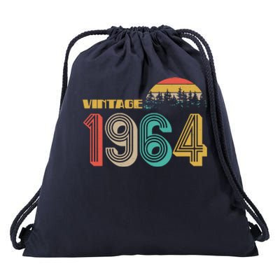 Vintage 1964 Sun Wilderness 60th Birthday Drawstring Bag