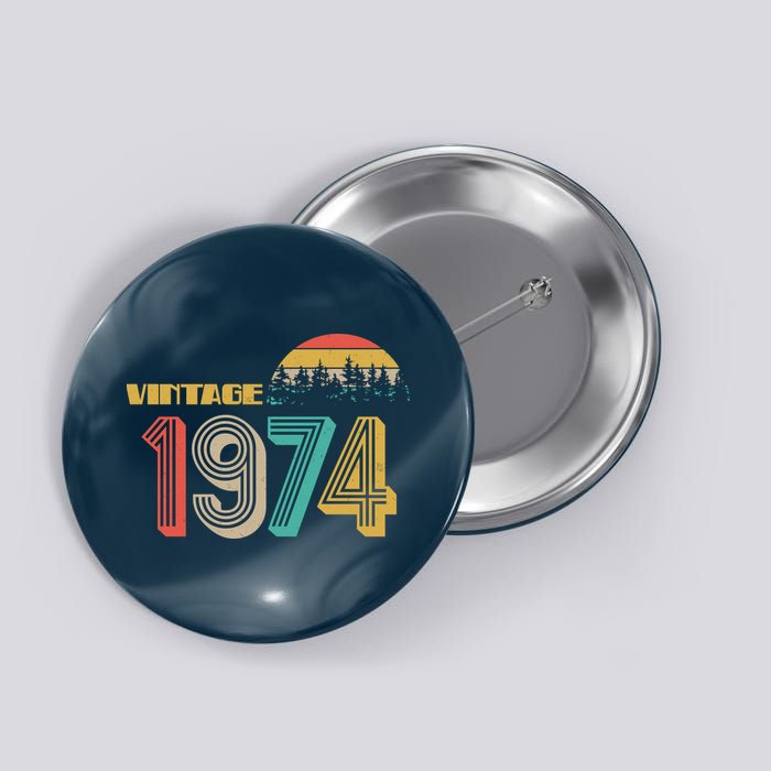 Vintage 1974 Sun Wilderness 50th Birthday Button