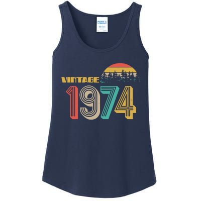 Vintage 1974 Sun Wilderness 50th Birthday Ladies Essential Tank