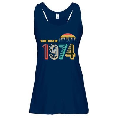 Vintage 1974 Sun Wilderness 50th Birthday Ladies Essential Flowy Tank