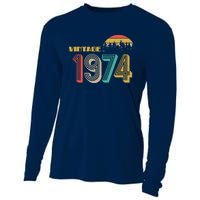 Vintage 1974 Sun Wilderness 50th Birthday Cooling Performance Long Sleeve Crew