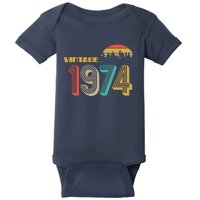 Vintage 1974 Sun Wilderness 50th Birthday Baby Bodysuit