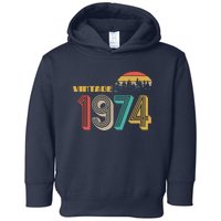 Vintage 1974 Sun Wilderness 50th Birthday Toddler Hoodie