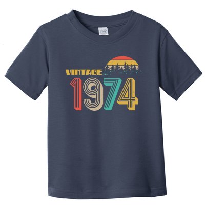 Vintage 1974 Sun Wilderness 50th Birthday Toddler T-Shirt