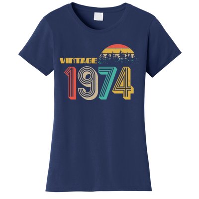 Vintage 1974 Sun Wilderness 50th Birthday Women's T-Shirt