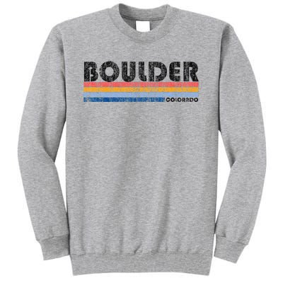 Vintage 1980s Style Boulder CO Tall Sweatshirt