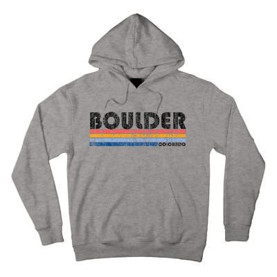 Vintage 1980s Style Boulder CO Tall Hoodie