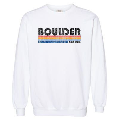 Vintage 1980s Style Boulder CO Garment-Dyed Sweatshirt