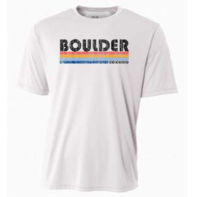 Vintage 1980s Style Boulder CO Cooling Performance Crew T-Shirt