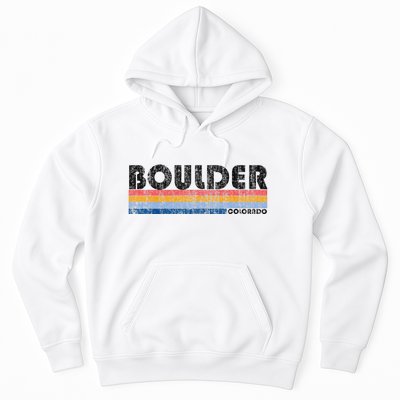 Vintage 1980s Style Boulder CO Hoodie