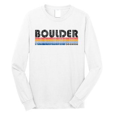 Vintage 1980s Style Boulder CO Long Sleeve Shirt