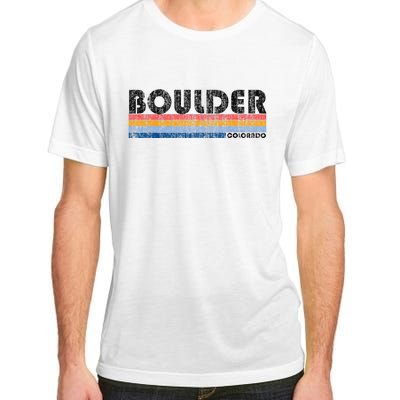 Vintage 1980s Style Boulder CO Adult ChromaSoft Performance T-Shirt