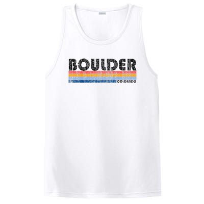 Vintage 1980s Style Boulder CO PosiCharge Competitor Tank