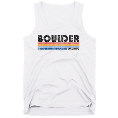 Vintage 1980s Style Boulder CO Tank Top