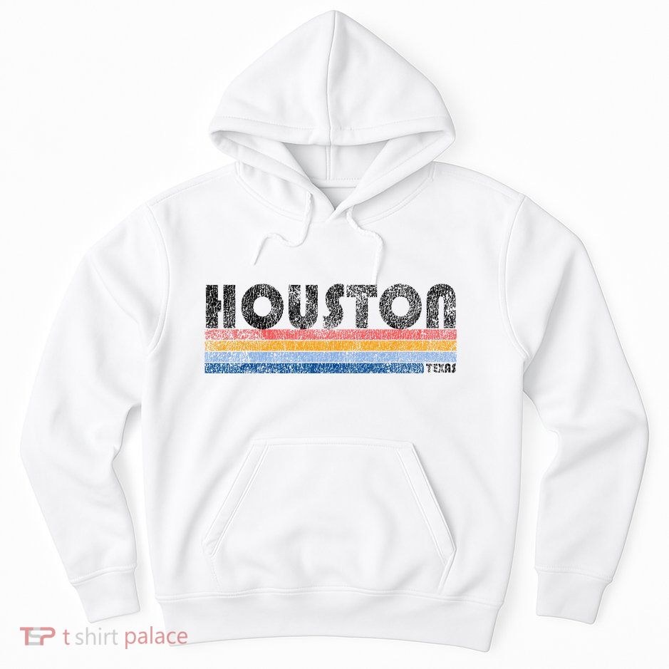 Vintage 1980s Style Houston Texas Hoodie