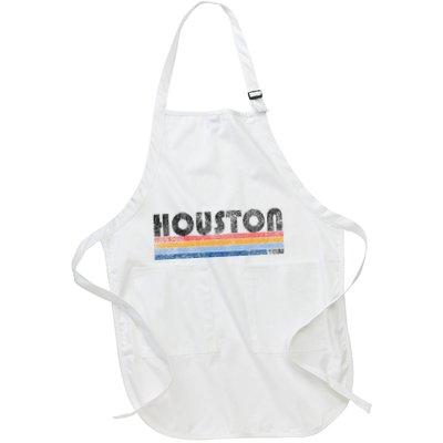Vintage 1980s Style Houston Texas Apron