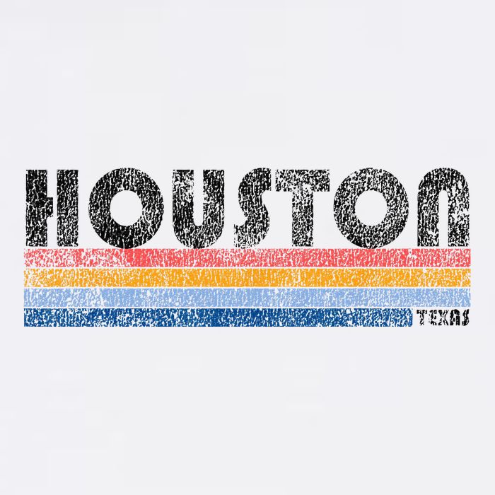 Vintage 1980s Style Houston Texas Bucket Hat
