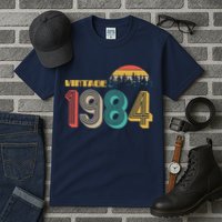 Vintage 1984 Sun Wilderness 40th Birthday Tall T-Shirt