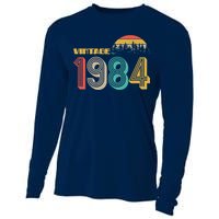 Vintage 1984 Sun Wilderness 40th Birthday Cooling Performance Long Sleeve Crew