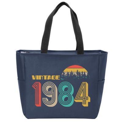 Vintage 1984 Sun Wilderness 40th Birthday Zip Tote Bag