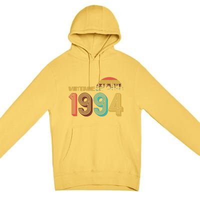 Vintage 1994 Sun Wilderness 30th Birthday Premium Pullover Hoodie