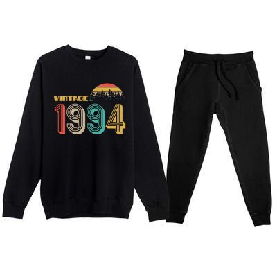 Vintage 1994 Sun Wilderness 30th Birthday Premium Crewneck Sweatsuit Set