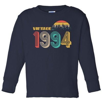 Vintage 1994 Sun Wilderness 30th Birthday Toddler Long Sleeve Shirt