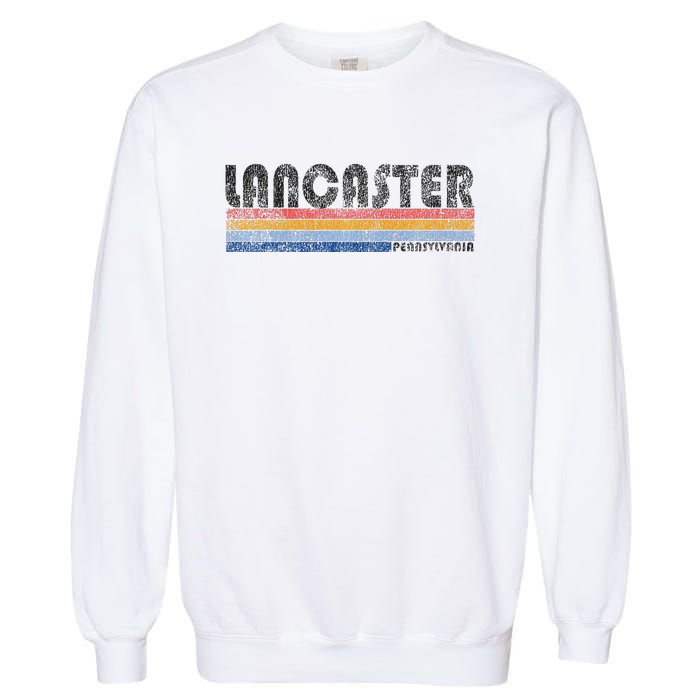 Vintage 1980s Style Lancaster Pa Garment-Dyed Sweatshirt