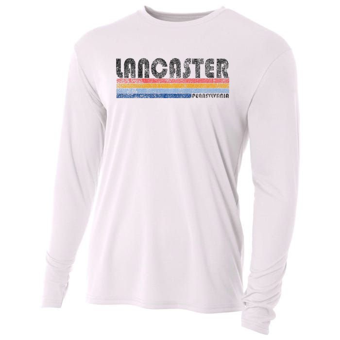 Vintage 1980s Style Lancaster Pa Cooling Performance Long Sleeve Crew