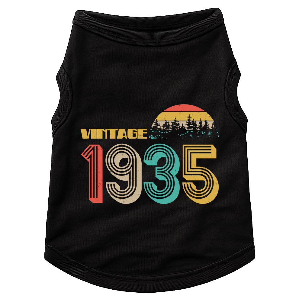 Vintage 1935 Sun Wilderness 90th Birthday Doggie Tank