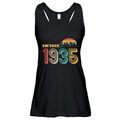 Vintage 1935 Sun Wilderness 90th Birthday Ladies Essential Flowy Tank