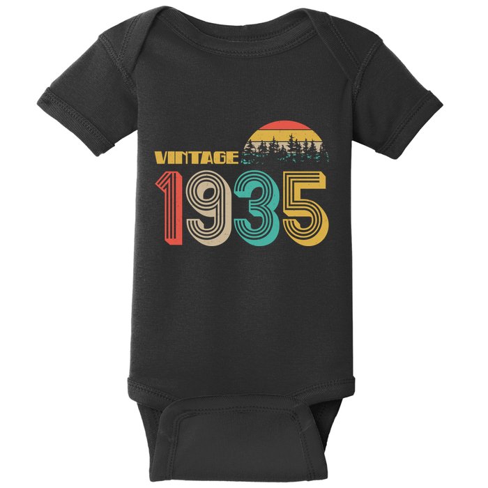 Vintage 1935 Sun Wilderness 90th Birthday Baby Bodysuit